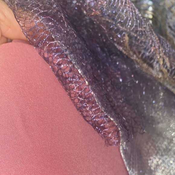 Rene Ruiz Collection Ombré Burnout Strapless Gown - Picture 6 of 11